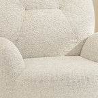 Lumendat Contemporary Creative Kids Bear Lamb Cashmere Accent Chair Backrest Armrest For Living Room Lumendat