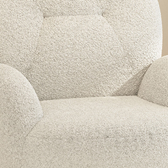 Lumendat Contemporary Creative Kids Bear Lamb Cashmere Accent Chair Backrest Armrest For Living Room Lumendat