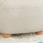Lumendat Contemporary Creative Kids Bear Lamb Cashmere Accent Chair Backrest Armrest For Living Room Lumendat