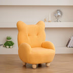 Lumendat Contemporary Creative Kids Bear Lamb Cashmere Accent Chair Backrest Armrest For Living Room Lumendat