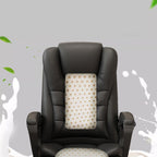Modern Minimalist Fabric PU Leather Steel Rectangle Bow Desk Chair Backrest Armrest Footrest For Home Office DFM-F