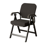 Modern Simplicity Square 3D Breathable Mesh Upholstered Foldable Desk Chair Backrest Armrest For Home Office DFM-F