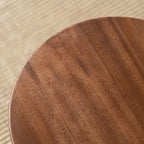 Lumendat Modern Minimalist Swivel Kids Round Wood Chair Backrest For Living Room Lumendat