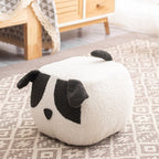 Lumendat Contemporary Creative Cute Cartoon Kids Animal Oval Teddy Velvet Chair For Living Room Lumendat