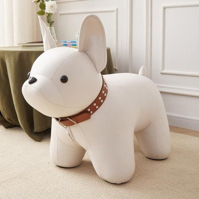 Lumendat Contemporary Creative Kids Bulldog Animal Fabric Chair For Living Room Lumendat