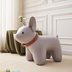 Lumendat Contemporary Creative Kids Bulldog Animal Fabric Chair For Living Room Lumendat