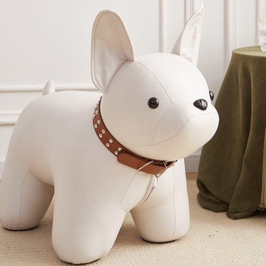 Lumendat Contemporary Creative Kids Bulldog Animal Fabric Chair For Living Room Lumendat