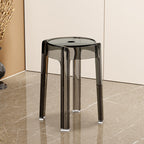 Modern Simplicity Round Acrylic Dining Chair For Dining Room Lumendat
