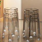 Modern Simplicity Round Acrylic Dining Chair For Dining Room Lumendat