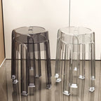 Modern Simplicity Round Acrylic Dining Chair For Dining Room Lumendat