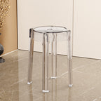 Modern Simplicity Round Acrylic Dining Chair For Dining Room Lumendat