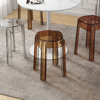 Modern Simplicity Round Acrylic Dining Chair For Dining Room Lumendat