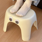 Lumendat Modern Minimalist Elliptical PP Low Stool Armless Backless For Living Room Lumendat