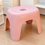 Lumendat Modern Minimalist Elliptical PP Low Stool Armless Backless For Living Room Lumendat