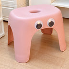 Lumendat Modern Minimalist Elliptical PP Low Stool Armless Backless For Living Room Lumendat