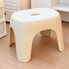 Lumendat Modern Minimalist Elliptical PP Low Stool Armless Backless For Living Room Lumendat