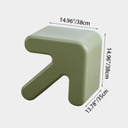 Lumendat Contemporary Creative Arrow Plastic Kids Low Stool Backless Armless For Hallway Lumendat