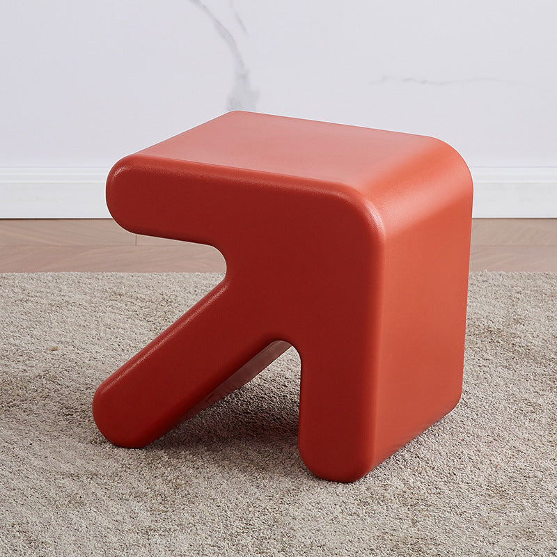 Lumendat Contemporary Creative Arrow Plastic Kids Low Stool Backless Armless For Hallway Lumendat