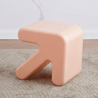 Lumendat Contemporary Creative Arrow Plastic Kids Low Stool Backless Armless For Hallway Lumendat