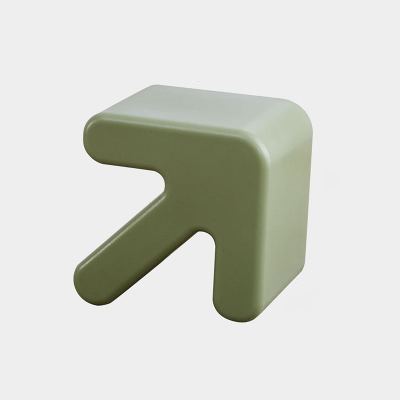 Lumendat Contemporary Creative Arrow Plastic Kids Low Stool Backless Armless For Hallway Lumendat
