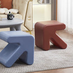 Lumendat Contemporary Creative Arrow Plastic Kids Low Stool Backless Armless For Hallway Lumendat