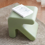 Lumendat Contemporary Creative Arrow Plastic Kids Low Stool Backless Armless For Hallway Lumendat