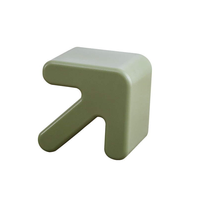Lumendat Contemporary Creative Arrow Plastic Kids Low Stool Backless Armless For Hallway Lumendat
