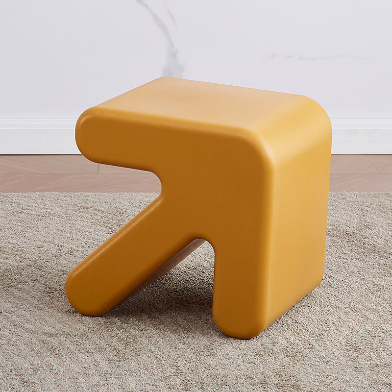 Lumendat Contemporary Creative Arrow Plastic Kids Low Stool Backless Armless For Hallway Lumendat