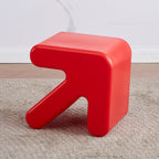 Lumendat Contemporary Creative Arrow Plastic Kids Low Stool Backless Armless For Hallway Lumendat