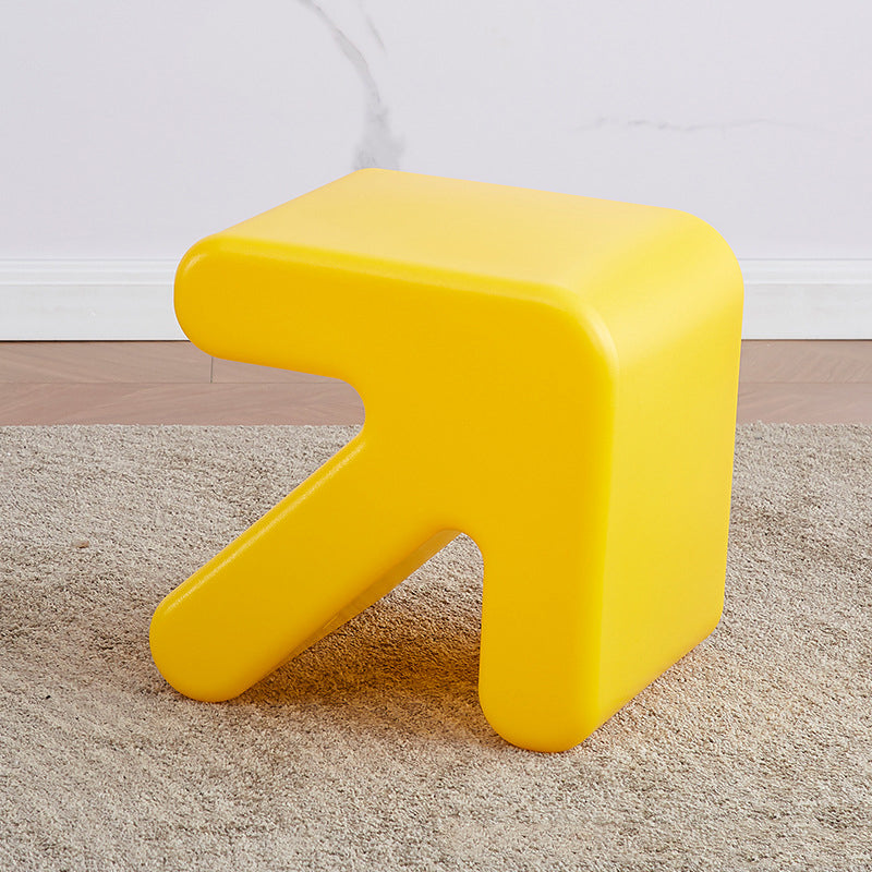 Lumendat Contemporary Creative Arrow Plastic Kids Low Stool Backless Armless For Hallway Lumendat