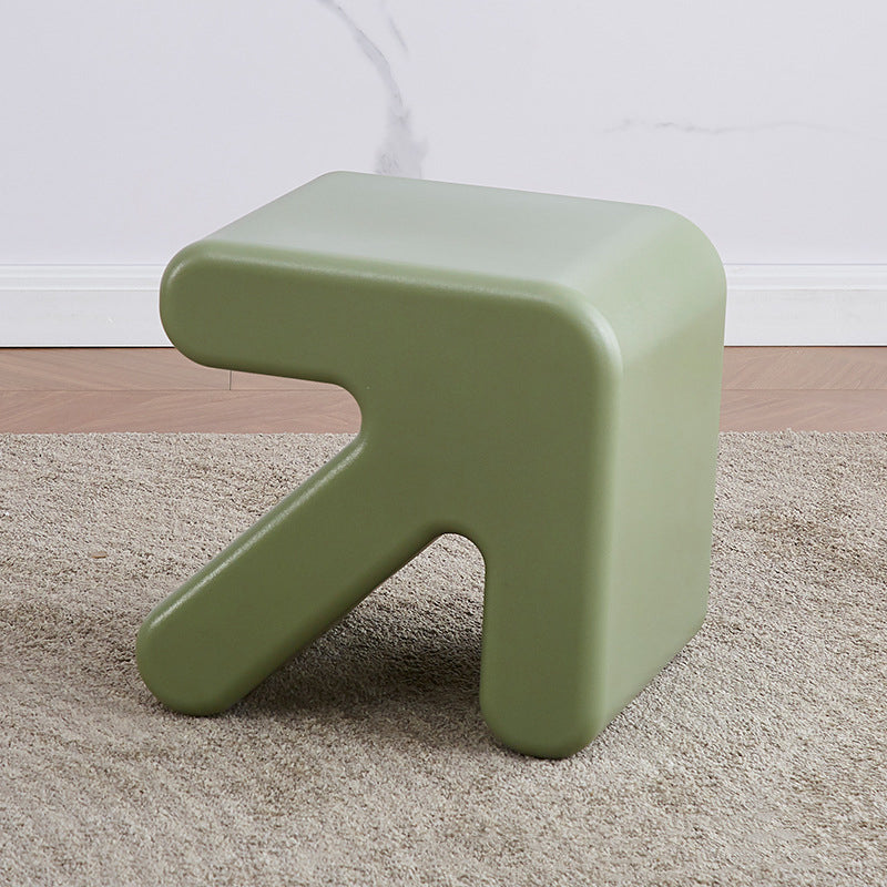 Lumendat Contemporary Creative Arrow Plastic Kids Low Stool Backless Armless For Hallway Lumendat