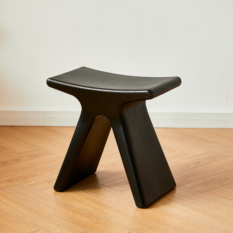 Lumendat Modern Minimalist Geometric PE Plastic Kids Low Stool Backless Armless For Hallway Lumendat