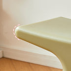 Lumendat Modern Minimalist Geometric PE Plastic Kids Low Stool Backless Armless For Hallway Lumendat