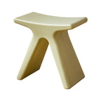 Lumendat Modern Minimalist Geometric PE Plastic Kids Low Stool Backless Armless For Hallway Lumendat