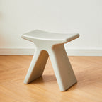 Lumendat Modern Minimalist Geometric PE Plastic Kids Low Stool Backless Armless For Hallway Lumendat