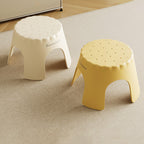 Lumendat Modern Art Deco Stackable Cookie-Shaped PP Kids Low Stool Backless Armless For Entryway Lumendat