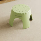 Lumendat Modern Art Deco Stackable Cookie-Shaped PP Kids Low Stool Backless Armless For Entryway Lumendat