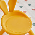 Lumendat Modern Art Deco PE Rabbit Kids Low Stool Backrest Armless For Living Room Lumendat