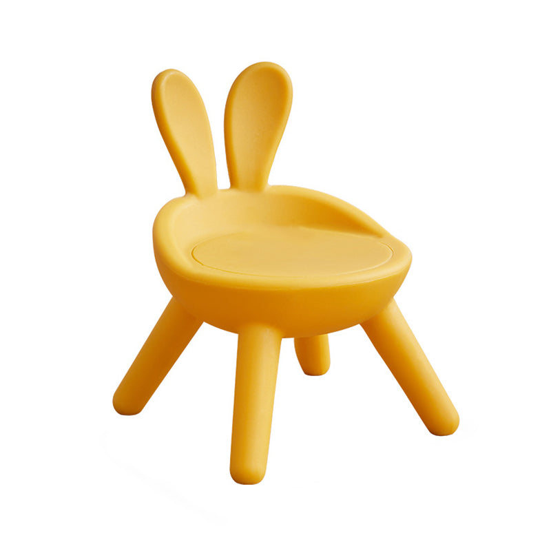Lumendat Modern Art Deco PE Rabbit Kids Low Stool Backrest Armless For Living Room Lumendat