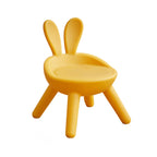 Lumendat Modern Art Deco PE Rabbit Kids Low Stool Backrest Armless For Living Room Lumendat