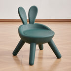 Lumendat Modern Art Deco PE Rabbit Kids Low Stool Backrest Armless For Living Room Lumendat