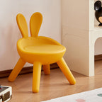 Lumendat Modern Art Deco PE Rabbit Kids Low Stool Backrest Armless For Living Room Lumendat