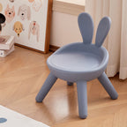 Lumendat Modern Art Deco PE Rabbit Kids Low Stool Backrest Armless For Living Room Lumendat