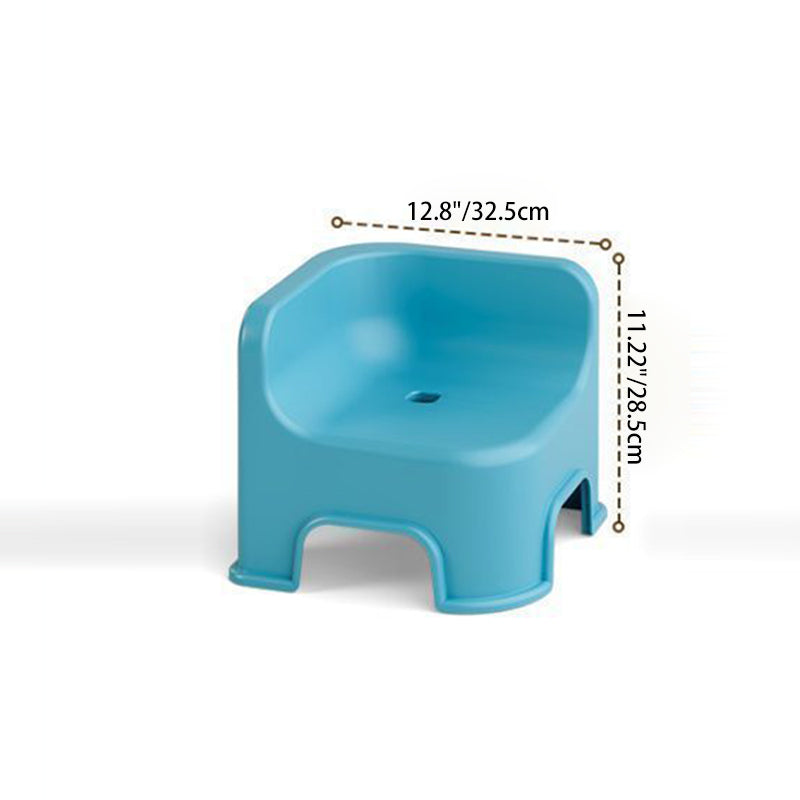 Lumendat Modern Simplicity Kids Square Plastic Low Stool For Living Room Lumendat
