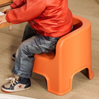 Lumendat Modern Simplicity Kids Square Plastic Low Stool For Living Room Lumendat
