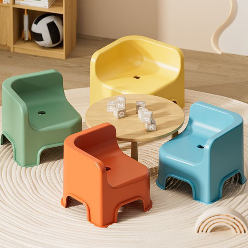 Lumendat Modern Simplicity Kids Square Plastic Low Stool For Living Room Lumendat