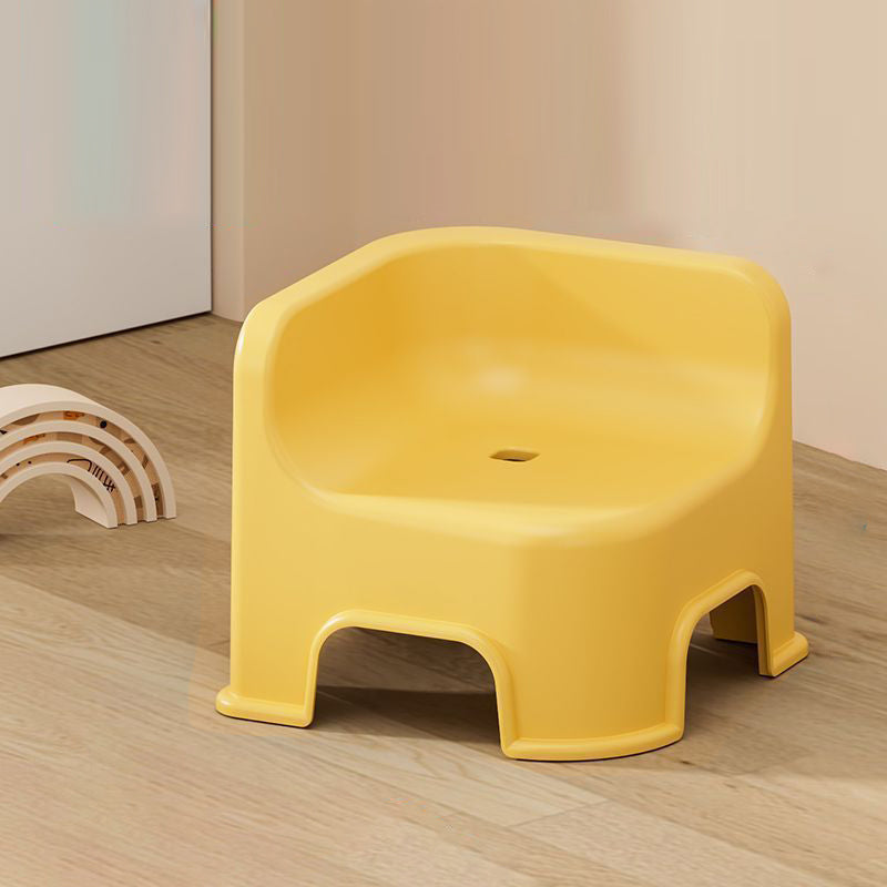 Lumendat Modern Simplicity Kids Square Plastic Low Stool For Living Room Lumendat