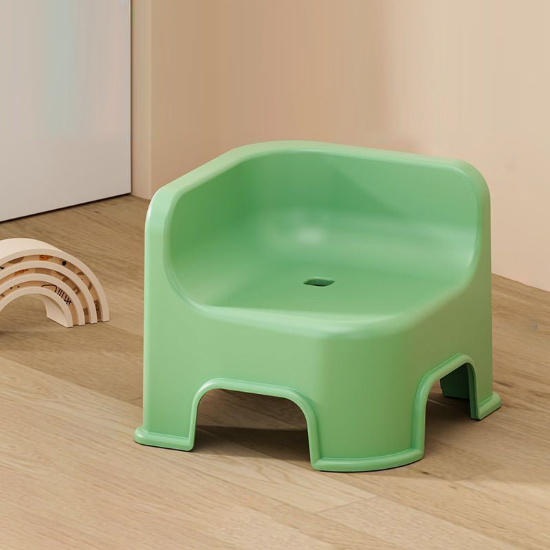 Lumendat Modern Simplicity Kids Square Plastic Low Stool For Living Room Lumendat