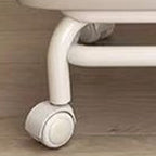 Lumendat Modern Minimalist Curved Square Swivel Mobile Pulley Napa Leather Metal Chair Backrest For Living Room Lumendat
