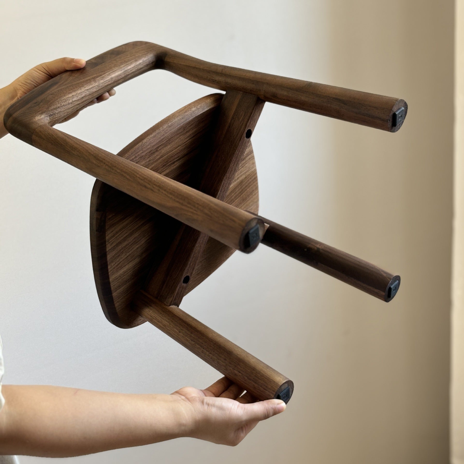 Lumendat Traditional Vintage Kids Sleek Square Right Angle Black Walnut Chair Backrest For Living Room Lumendat